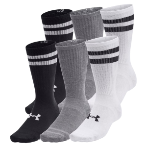 UNDER ARMOUR Essential Unisex 6-Pack Crew Socks (1387058)