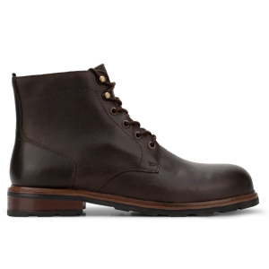 Milwaukee Boot Co. MILWAUKEE Boots Men's Pfister Plain Toe Arctic Grip Brown Boots (20528-200) - $177.00 at gritroutdoors.com
