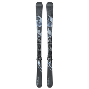 NORDICA Women's Wild Belle DC 84 with TP2 Light 11 FDT Bindings Black/Blue Alpine Skis Set (0A5439NF001)