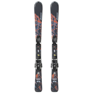 NORDICA Team AM  Black/Red/Blue Alpine Skis Set w/ Bindings