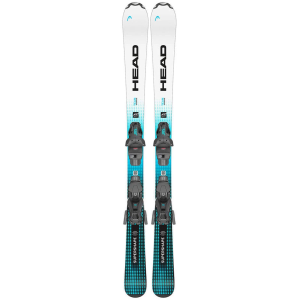 HEAD Junior Supershape Team Easy with JRS 7.5 GW CA Brake 78 [H] White/Blue Ski Set (31450503+100922)