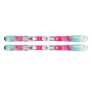 HEAD Junior Joy Easy with JRS 7.5 GW CA Brake 78 [H] Mint/Pink Ski Set (31445502+114474)