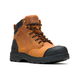 WOLVERINE Mens Carlsbad Cap Steel Toe Tan Work Boot (W241186)