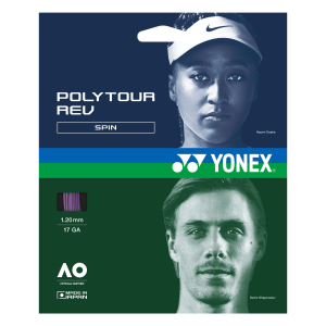 YONEX PolyTour Rev 120 17Ga 12m Tennis String Set (PTGRV120)