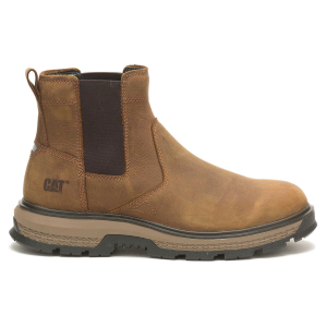Cat CAT Men's Exposition Chelsea Pyramid Work Boots (P51060) - $131.99 at gritroutdoors.com