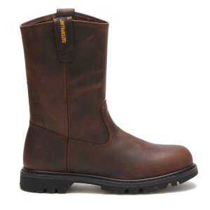 Cat CAT Men's Revolver Dark Brown Work Boots (P72191) - $109.99 at gritroutdoors.com