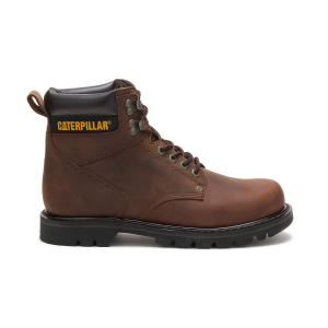 Cat CAT Men's Second Shift Dark Brown Work Boots (P72593) - $100.99 at gritroutdoors.com