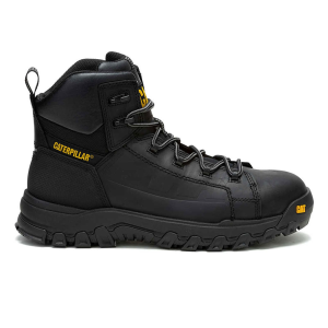 CAT Men's Threshold Rebound Waterproof Composite Toe Black Work Boots (P91696)