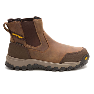 CAT Men's Threshold Rebound Chelsea Waterproof Steel Toe Bison Work Boots (P91783)