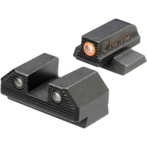 NIGHT FISION Optics Ready Orange Front Ring Stealth Night Sight Set for Canik MC9 w/ 507k/EPS (CNK-030-163-193-OGZG)