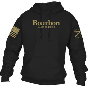 GRUNT STYLE Unisex Bourbon Makes It Better Hoodie (GS5519)