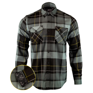 RETRO RIFLE The Journeyman Sherpa Thorned Flannel Long Sleeve Shirt (60534701)
