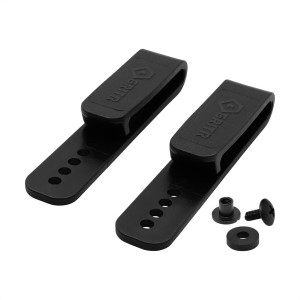 GRITR Tuckable IWB Holster Clips 2-Pack - Low-Profile Polymer for 1.5" Belts