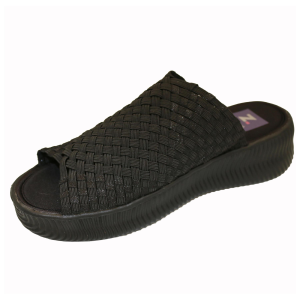 ZEE ALEXIS Women's AVA Black Metallic Sandals (AVA001)