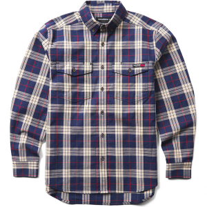 WOLVERINE Men's FR Plaid Long Sleeve Twill Shirt Durable Flame-Resistant Workwear (W1203980)
