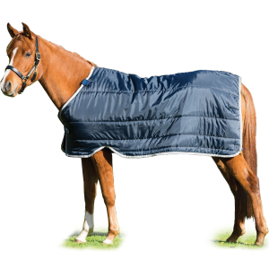 HORSEWARE IRELAND Pony 100g Lite Navy/Silver Blanket Liner (ABADP1-BI00)