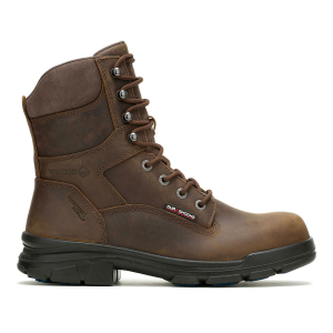 WOLVERINE Men's DuraShocks SR Icon 8in CarbonMax Dark Brown Work Boots (W241103)