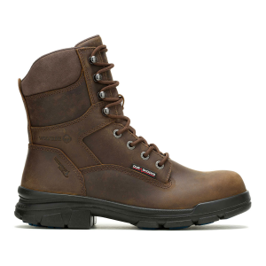 WOLVERINE Men's DuraShocks SR Icon 8in Dark Brown Work Boots (W240029)