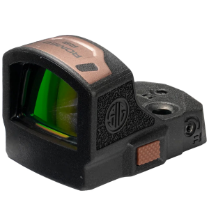 SIG SAUER Romeo-RS Compact 1x 3 MOA Red Dot Black/Rose Shroud Open Reflex Sight w/ MOTAC and Side-Load Battery (SOR02138)