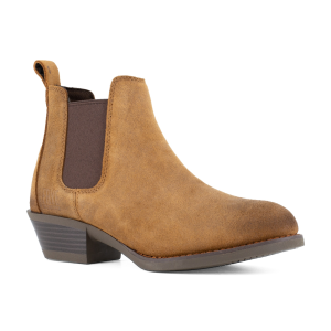 FRYE SUPPLY Women's Safety-Crafted Steel Mid-Cut Chelsea Boots