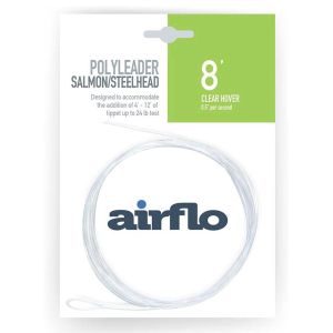 AIRFLO PolyLeader Salmon/Steelhead 8ft Clear Hover Leader (PH-8S)