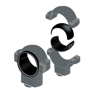 BURRIS 1in Signature Rings Pos-Align Offset Gunsmith Kit (626024)