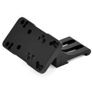 WARNE 45 Degree Offset Left Hand Red-Dot Riser for Reflex Sights (6110ML)