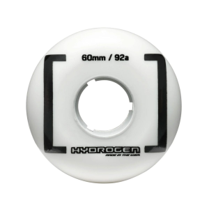ROLLERBLADE 60mm White Hydrogen Blank Wheels, 4-Pack (06844500101)