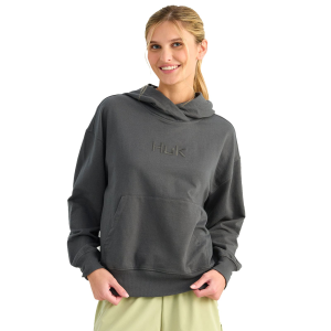 Huk HUK Women's Edisto Logo Terry Dark Shadow Hoodie (H6130044-060) - $60.00 at gritroutdoors.com