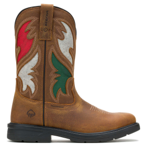 Wolverine Footwear WOLVERINE Men's Rancher Flag Steel-Toe Wellington Brown Work Boots (W241183) - $104.96 at gritroutdoors.com