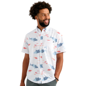 HUK Men's Kona KC Button-Down Short Sleeve Shirt (H1500212)