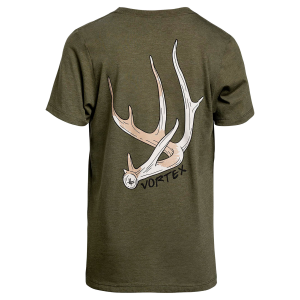 Vortex VORTEX Youth Shed Seeker Olive Heather Short Sleeve T-Shirt (126-12-OLH) - $23.99 at gritroutdoors.com