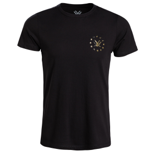 Vortex VORTEX Men's Mossy Oak Bottomland Camo Salute Black Short Sleeve T-Shirt (126-31-BLK) - $38.99 at gritroutdoors.com