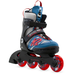 K2 Skates K2 SKATES Youth Eddie Pro Gray Blue Adjustable Inline Skates (SK26218800) - $109.95 at gritroutdoors.com