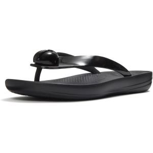 FITFLOP Women's IQushion Glossy-Button Flip-Flops (A6O)