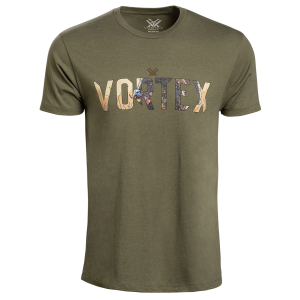 VORTEX Men's Shock Gobble Military Heather Short Sleeve T-Shirt (126-06-MIH)