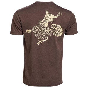 VORTEX Men's Spur Wrangler Brown Heather SS T-Shirt (126-04-BRH)