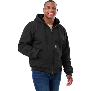 Berne BERNE Men's Heartland Washed Duck Hooded Work Jacket (HJ375) - $75.99 at gritroutdoors.com