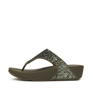 Fitflop FITFLOP Lulu Multi-Tonal Glitter Toe-Post Sandals (JE6) - $56.99 at gritroutdoors.com