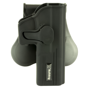 BULLDOG CASES Rapid Release RH Polymer Holster for Glock 17 - 22 & 31 Gen 1 - 2 - 3 - 4 (RR-G17)