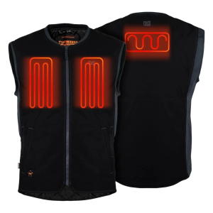 FIELDSHEER Men's UTW Pro 7.4V Black Heated Vest (MWMV2501)