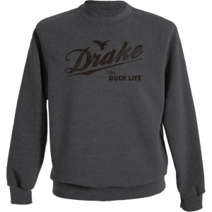 DRAKE Men's The Drake Life Graphic Crew Sweatshirt (DS1648)