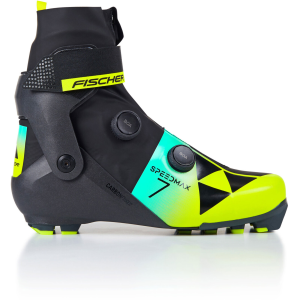 Fischer FISCHER Speedmax 7 Skate BOA Black/Yellow Nordic Ski Boots (S10026) - $650.00 at gritroutdoors.com