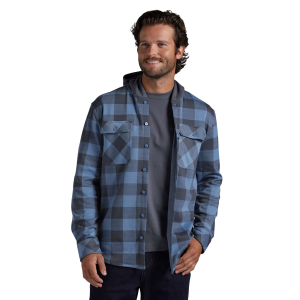 BORN PRIMITIVE Men's Hooded Woodsman Stretchy Flannel Shirt (32004)