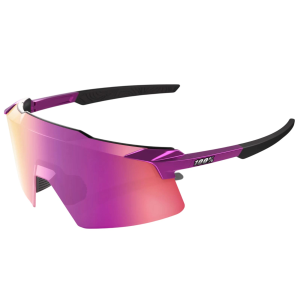 100% Aerocraft Gloss Purple Chrome/Purple Mirror Lens Sunglasses (60032-00014)