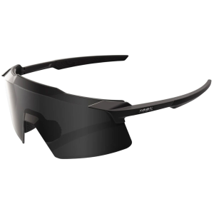 100% Aerocraft Matte Black/Black Mirror Lens Sunglasses (60032-00017)