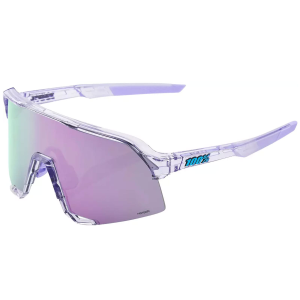 100% S3 Polished Translucent Lavender/HiPER Lavender Mirror Lens Sunglasses (60005-00004)