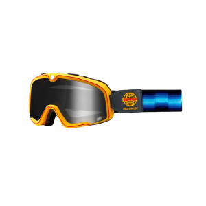 100% Barstow Race Service/Silver Mirror Lens Protective Sport Goggles (50000-00008)