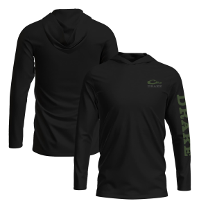 Drake DRAKE Waterfowl Graphic Logo Solid Hoodie (DT8900) - $39.99 at gritroutdoors.com
