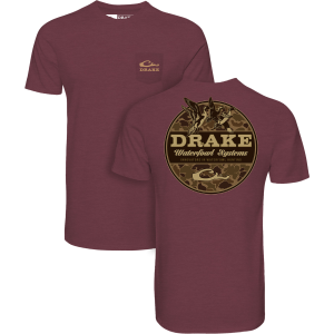 Drake DRAKE Men's Old School Circle Short Sleeve Shirt (DT9525) - $34.99 at gritroutdoors.com